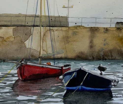 In Mousehole Harbour by Megan Cheetham