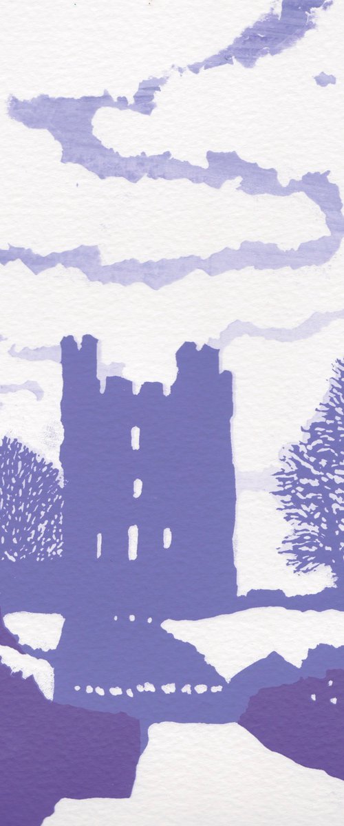 Helmsley Castle, Winter by Ian Scott Massie