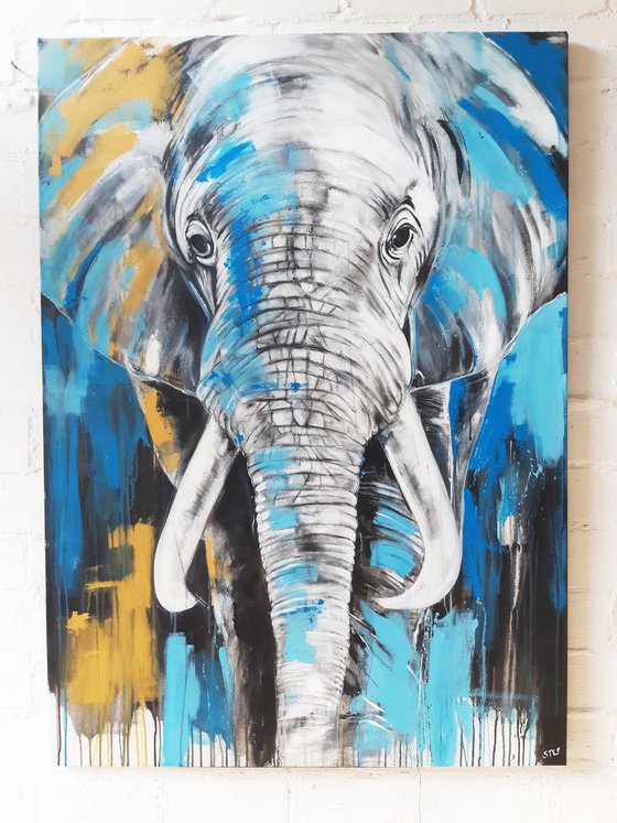 ELEPHANT #13 - Work Series 'One of the big five'