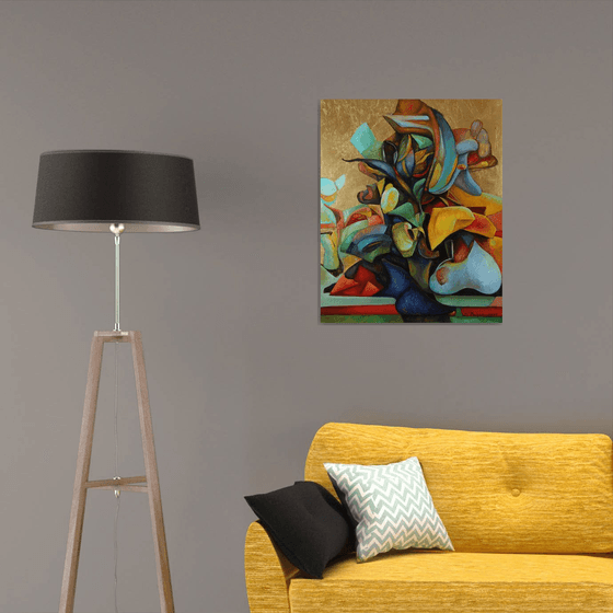 Gold. Energy of forms