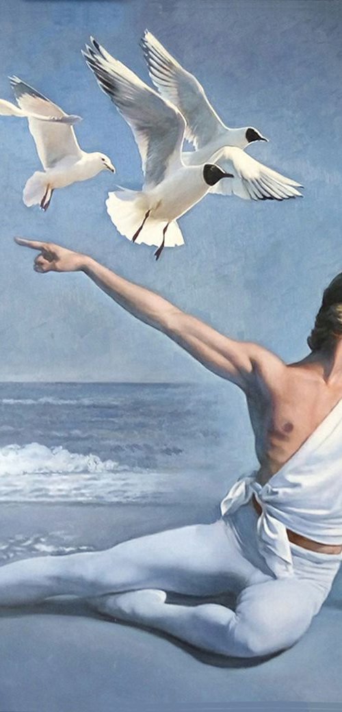 Dancing with Seagulls / Apollo the Augur by Tatiana Rezvaya