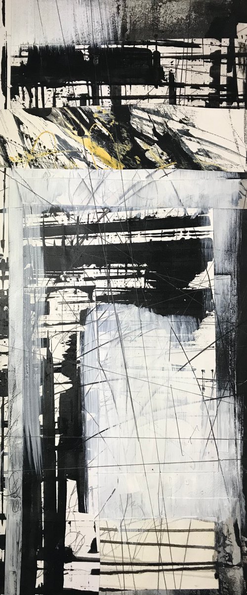 Madness By Night Disjointed Collage by Kris Haas