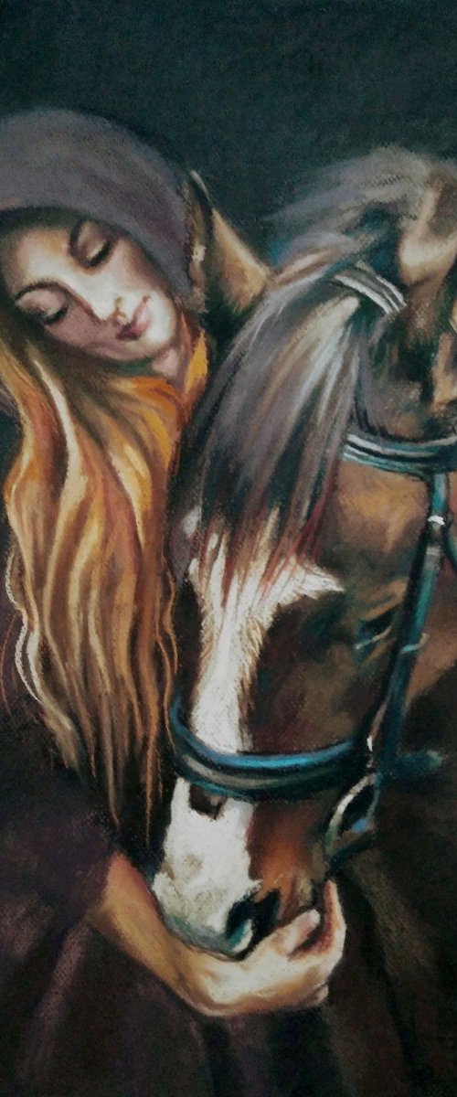 In the dark by Magdalena Palega