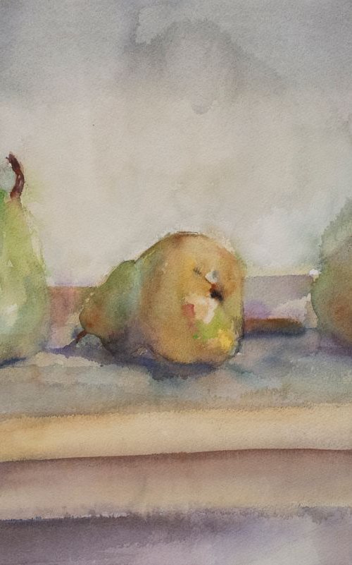 Three pears by Irina Bibik-Chkolian