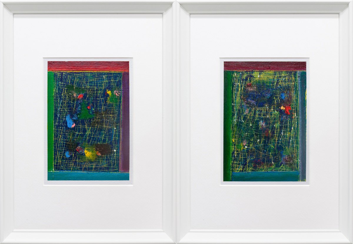 Set Of 2, Together. 05-06 By Venelinov, 19 X 13, Artwork For Sale On Artfinder