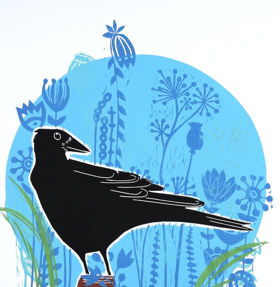 Crows wedding, print set