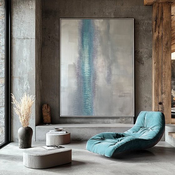 Silver Turquoise Minimalism