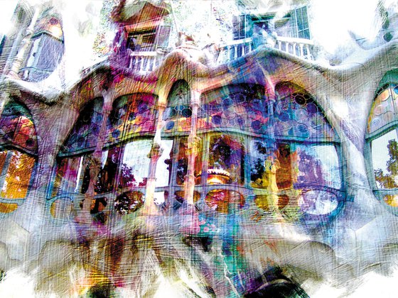 Maromas, Casa Batlló/XL large original artwork