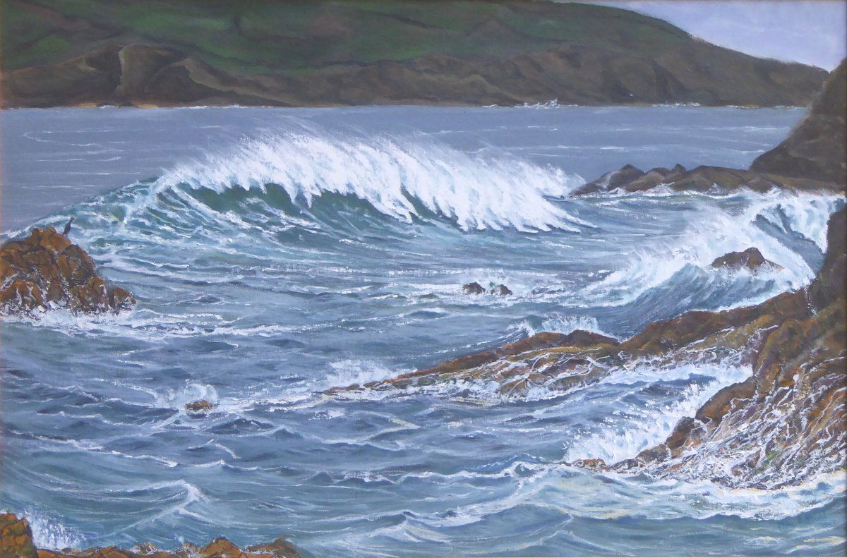 Daymer Bay Wave by Mike Dudfield