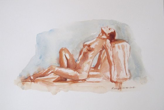 reclining female nude