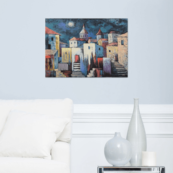 Moonlit Town
