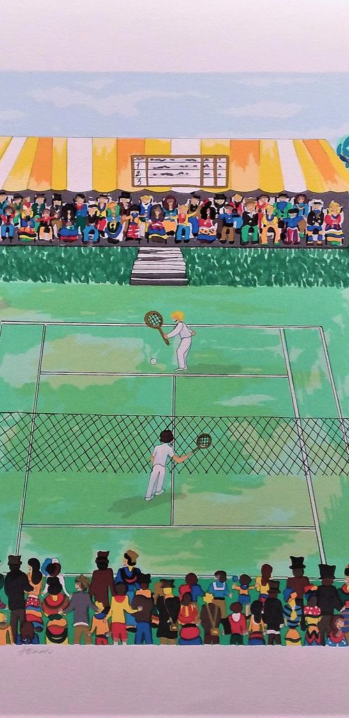 Tennis by Ivel Muller