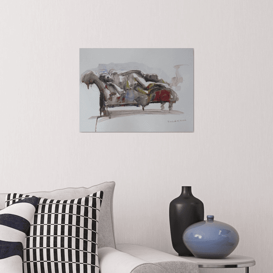 reclining female nude