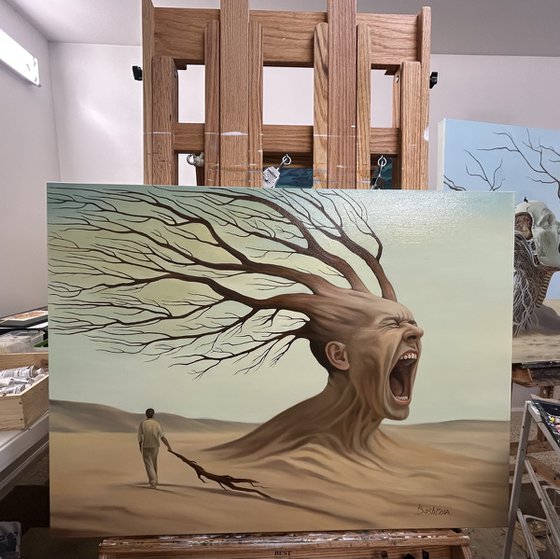 Original oil painting Surrealism