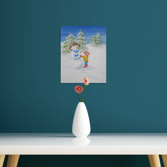 Snowman and me
