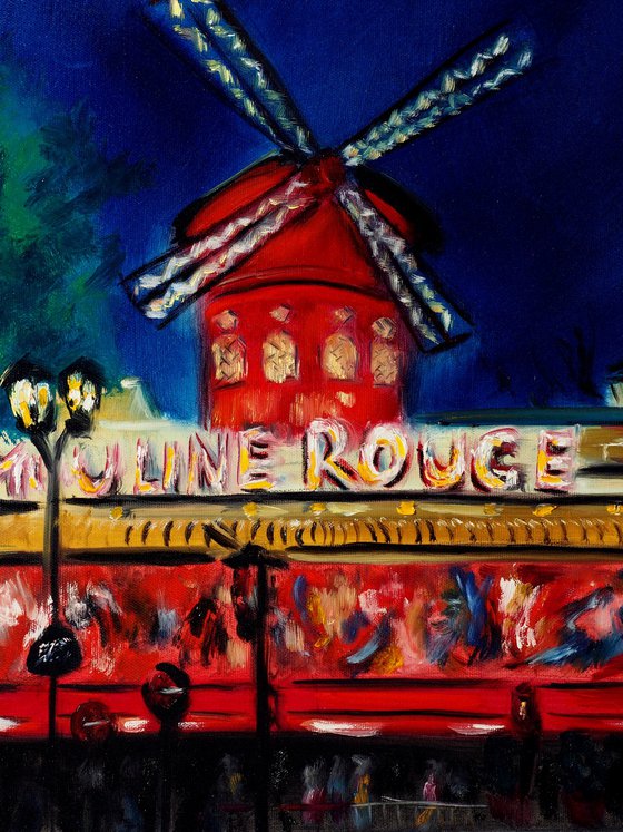 Moulin Rouge, Evening Paris