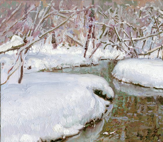 The Churilikha River flows