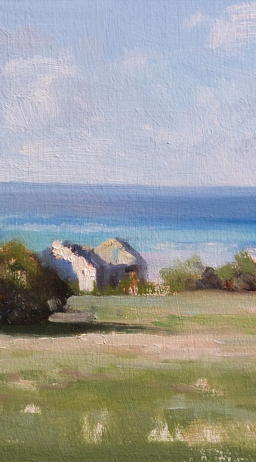 Old shed beside the Mediterranean Sea by Pascal Giroud