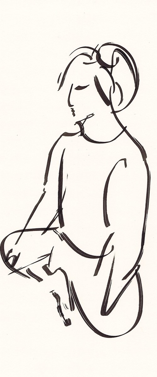 Still Sitting #100 by David Jones