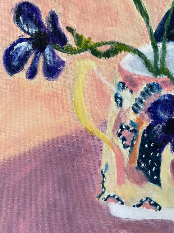 Still life with anemones