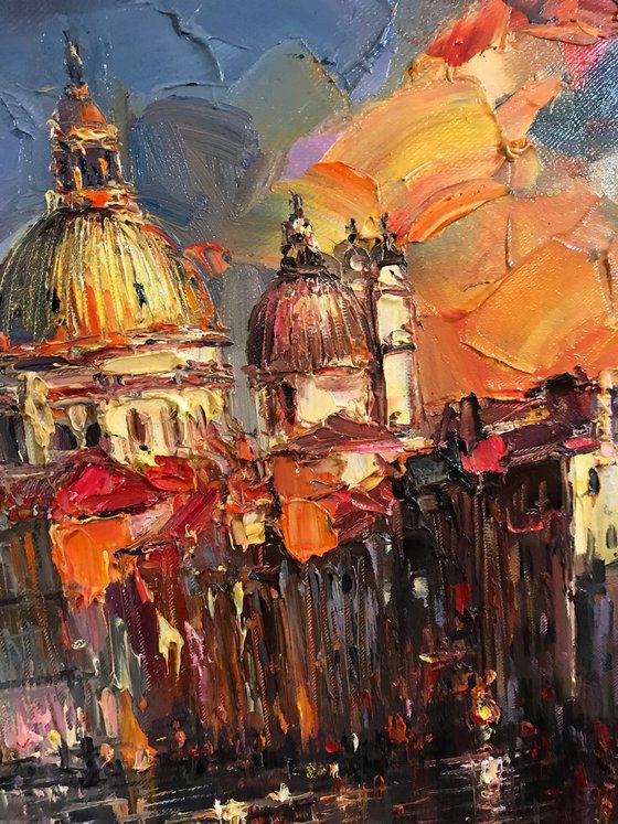 "Venice" original oil painting