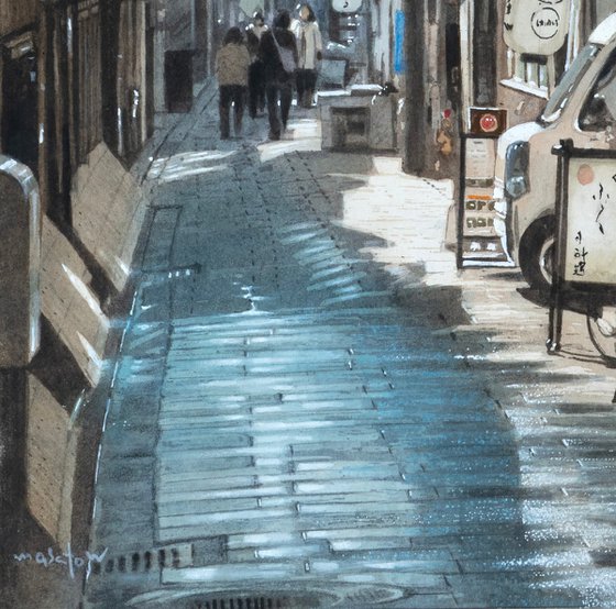 Backstreet Sunlight in Kawaramachi, Kyoto