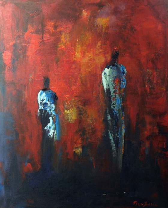 Maasai - Red 30x24