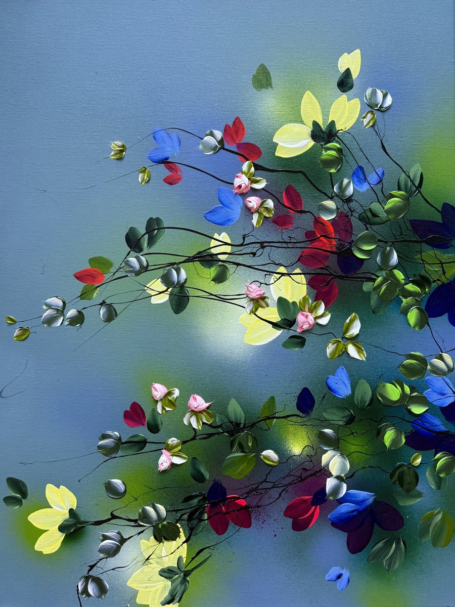 Fragments Of A Garden Iii By Anastassia Skopp, 24 X 31, Artwork For Sale On Artfinder