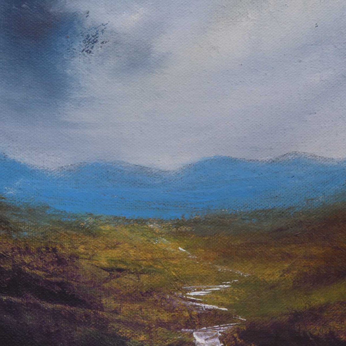 Moorland Burn, Scotland By Oconnart, 10 X 10, Artwork For Sale On Artfinder