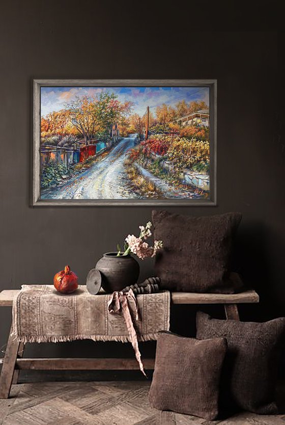 A Beautiful Evening in Malishka Village