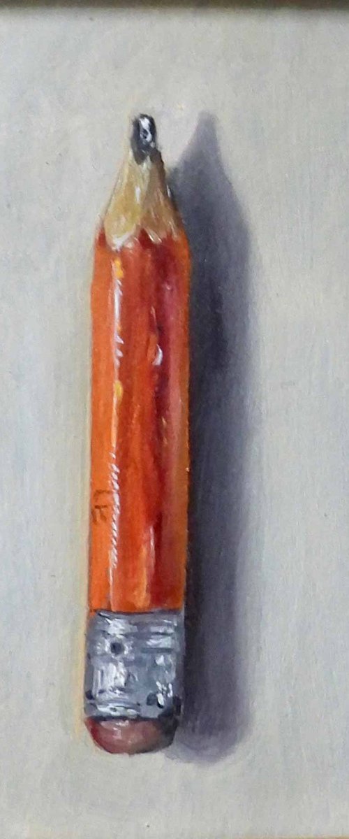 My Little Red Pencil (framed) by Lauren Bissell