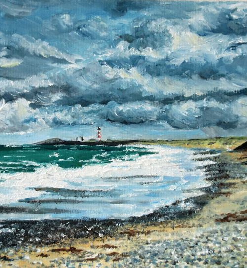 Point of Ayre, Stormy Day - Isle of Man by Max Aitken