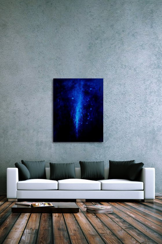 Deeper Blue (100 x 80 cm) XL oil (40 x 32 inches)