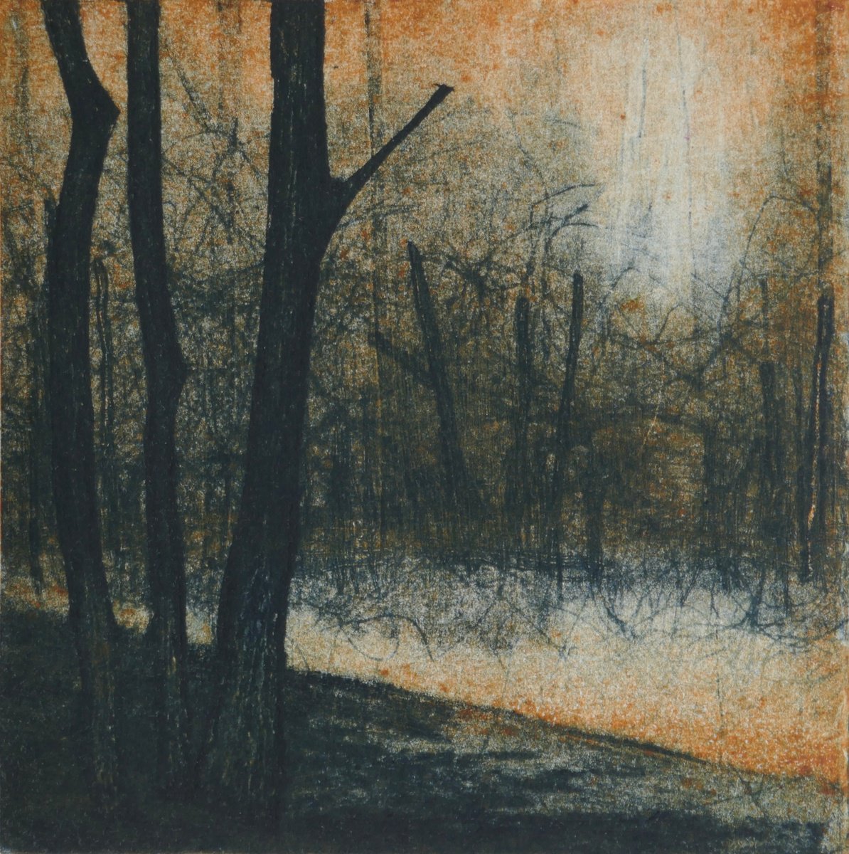 Impressionistic Limited Edition Print , Unknown Path By Sue Roe, 9 X 9, Artwork For Sale On Artfinder