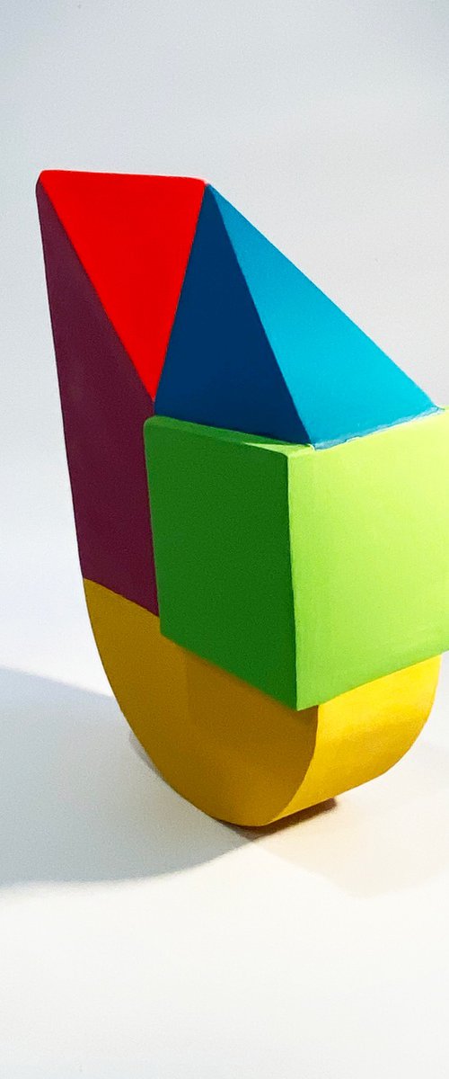Still 2 , geometric color block by Jessica Moritz