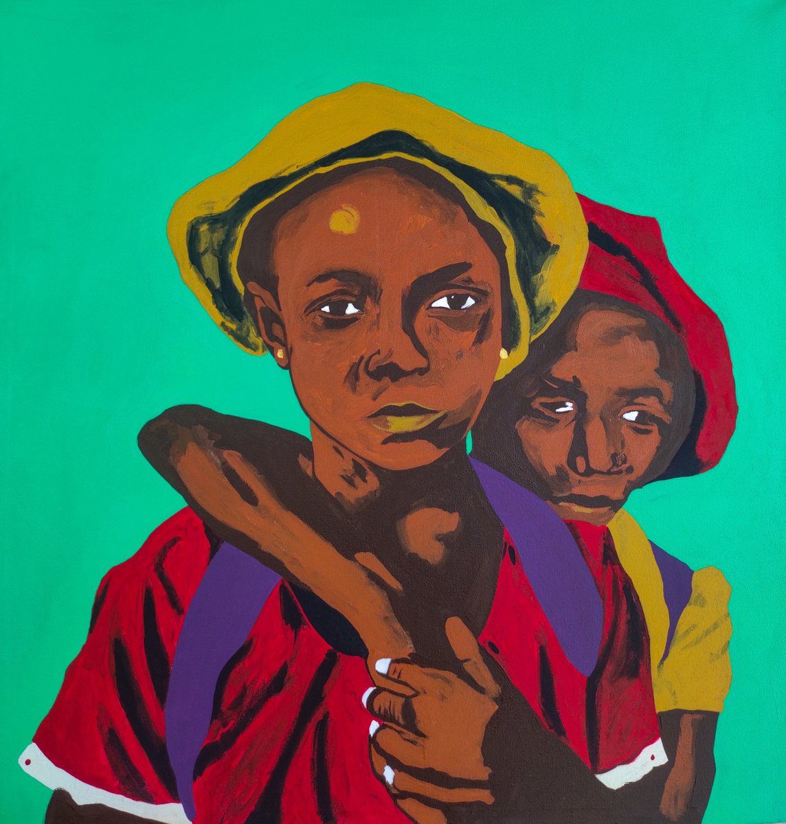 Reckon By Emmanuel Akolo, 36 X 36, Artwork For Sale On Artfinder