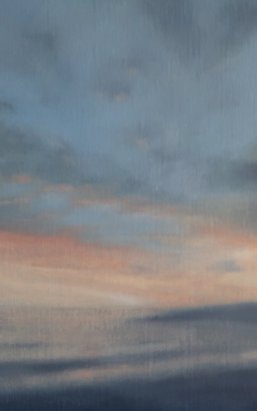 Sunset over the Beach by Howard Sills