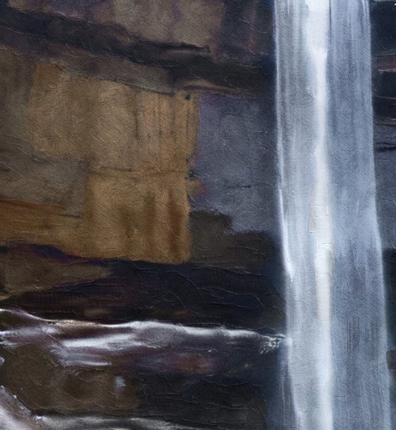 WINTER WATERFALL 3351