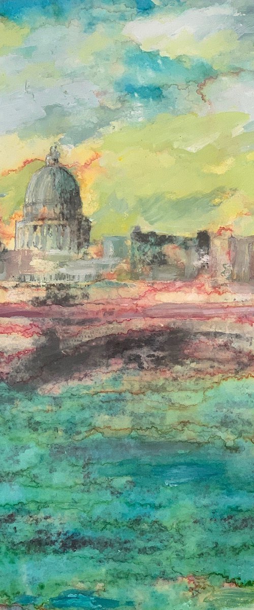 St Paul's - Lemon Sky by Suzsi Corio