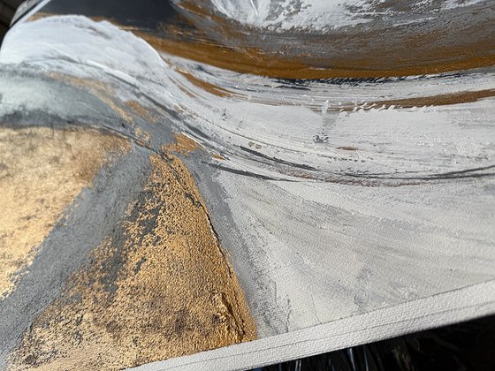 Bronze Stripe abstraction