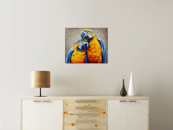 Parrots are lovers