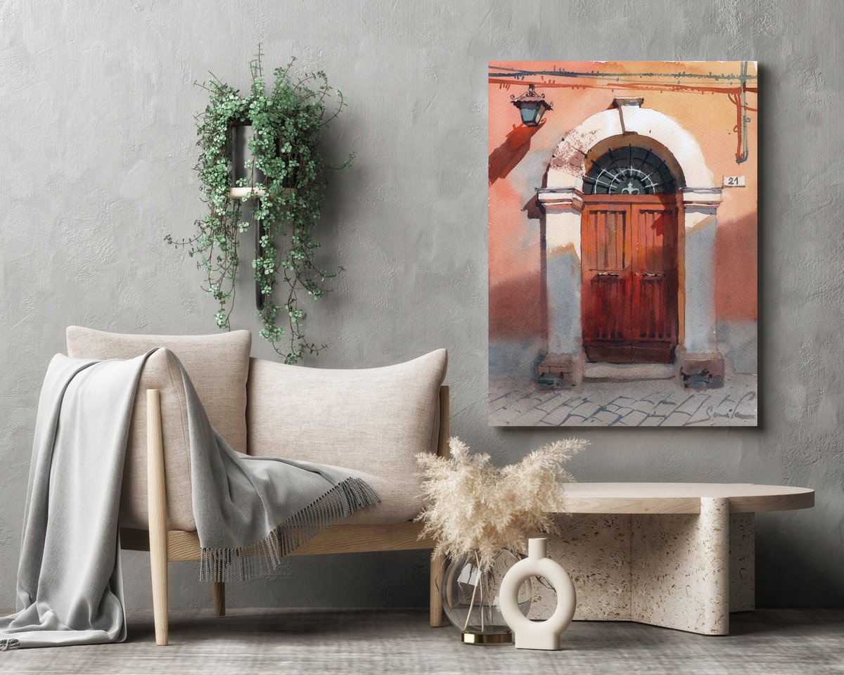 Italian doorway by Samira Yanushkova