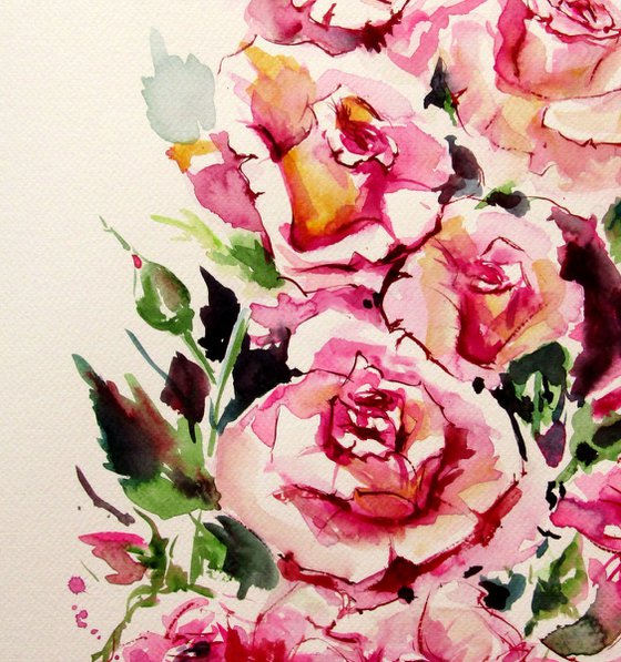 Pink roses