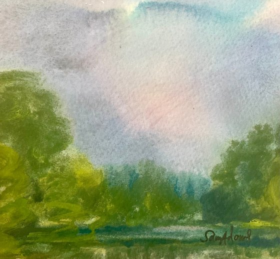 Fonthill lake, Wiltshire