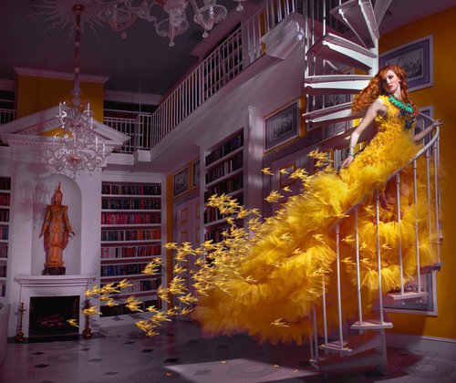 Away with the Canaries, Anniversary Limited Edition of 10 by Miss Aniela