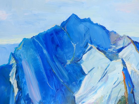 " Mountains in winter "