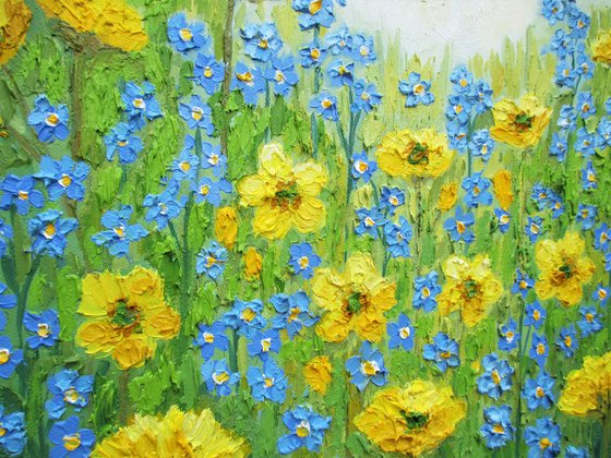 Buttercups and forget-me-nots