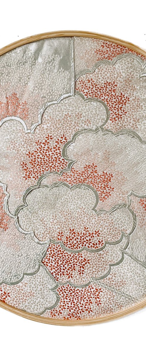 Sakura ~Ephemerality~ (Kimono Upcycled ) by Lena Okamoto