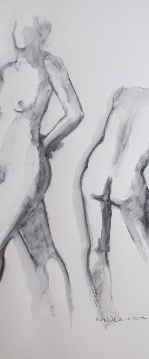 Standing female nude by Rory O’Neill