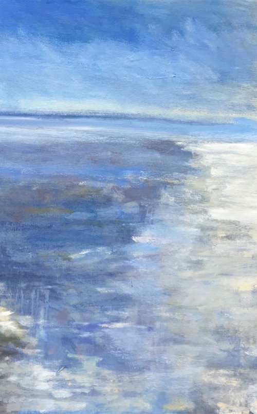 Autumn Light, North Sands, Salcombe by Nikki Wheeler